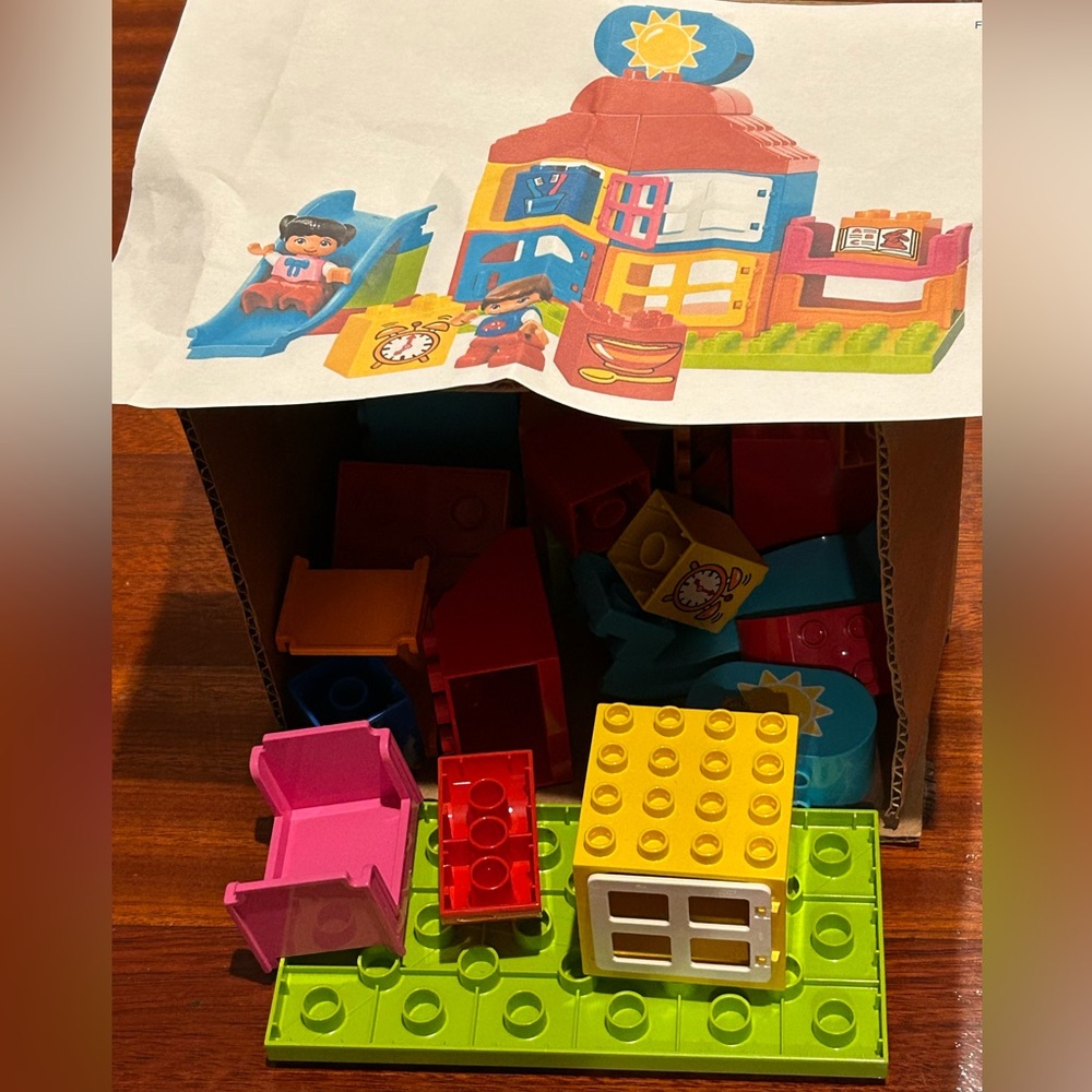 Duplo Kids Building Block Playset with Accessories - Multicolor